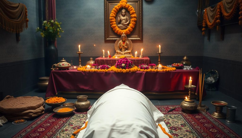 Preparing the Body for a Hindu Funeral Preparing the Body for a Hindu Funeral