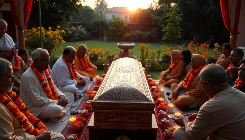 Hindu bereavement rituals in the UK