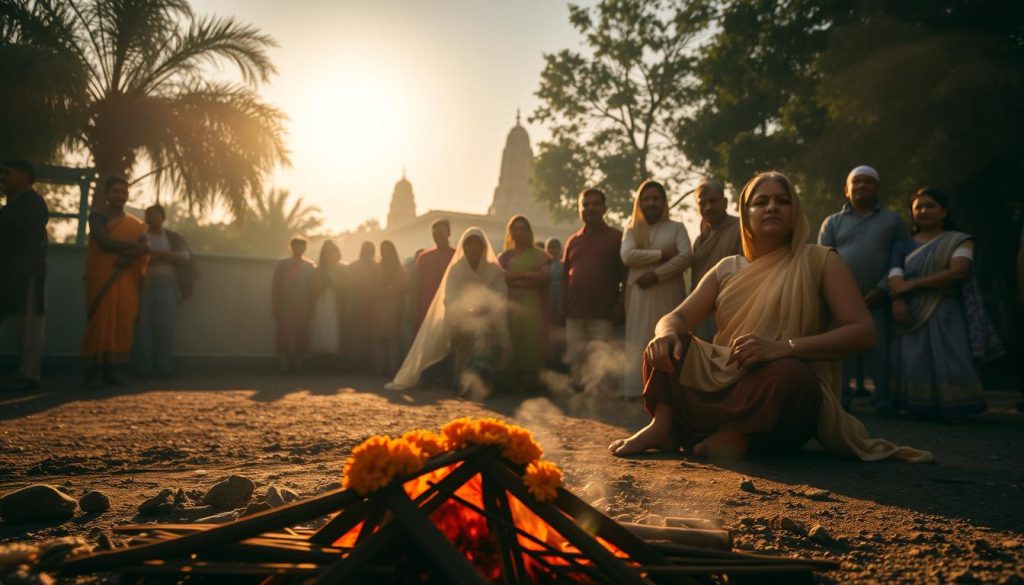 Hindu funeral timing