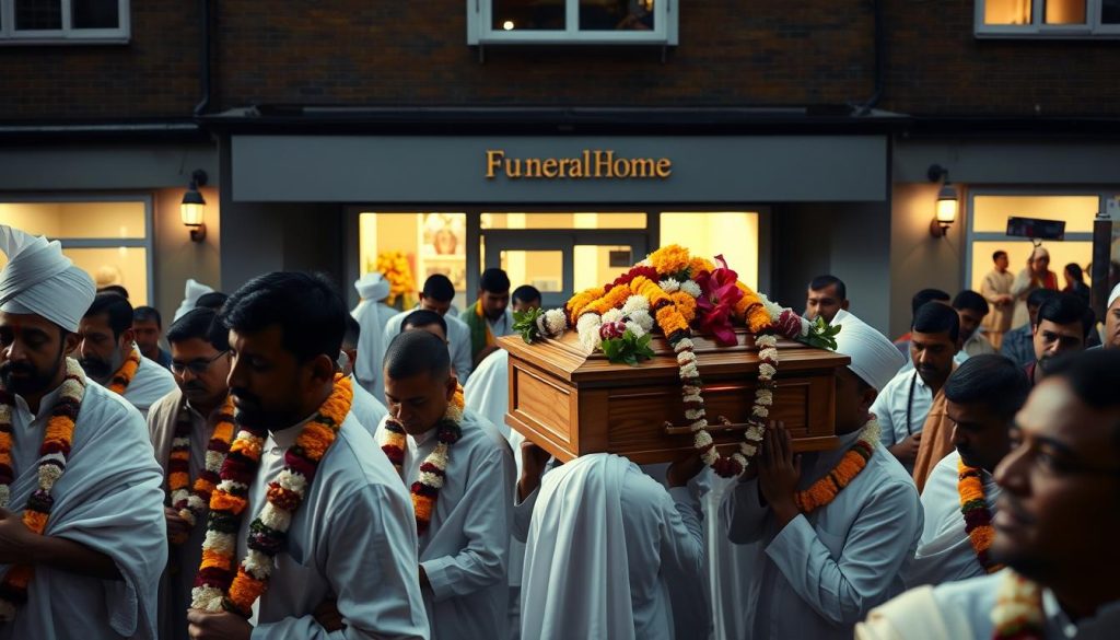 Hindu funeral traditions UK