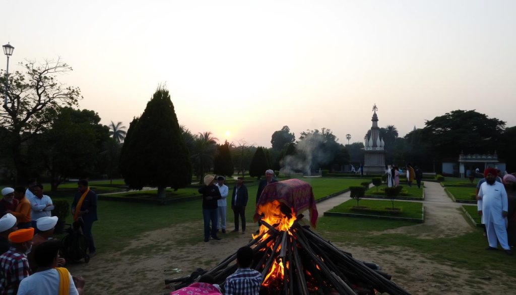 Sikh cremation process